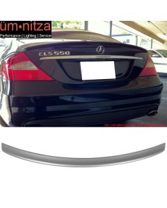 Fits 05-10 Benz CLS W219 Sedan AMG Trunk Spoiler Painted #723 Pewter Metallic