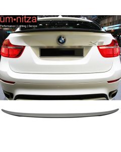 Fits 08-13 BMW E71 X6 Performance Style Painted Matte Black Trunk Spoiler - ABS