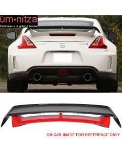 Fits 09-19 370Z Z34 N Style Trunk Spoiler Painted 2 Tone #A54 Vibrant Red #GBT