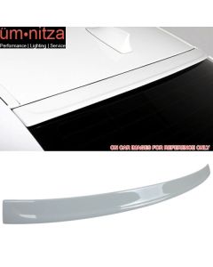 Fits 11-16 BMW F10 5-Series 3D Style Roof Spoiler Painted #300 Alpine White III