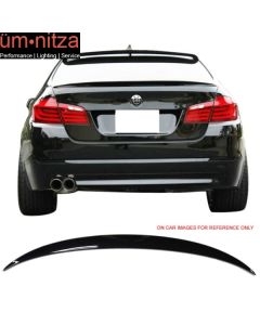 Fits 11-16 F10 Performance Trunk Spoiler Painted 475 Black Sapphire Metallic