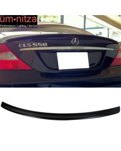 Fits 05-10 Benz W219 CLS-Class AMG Style Painted #197 Black Rear Trunk Spoiler