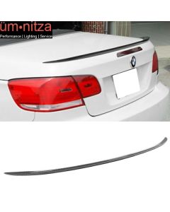 Fits 07-13 Fit BMW 3 Series E93 Convertible M3 Carbon Fiber CF Sport Trunk Spoiler