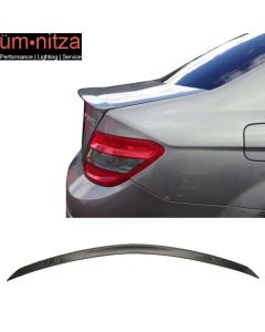 Fits 08-14 Benz C Class W204 Sedan AMG Trunk Spoiler Painted #197 Obsidian Black