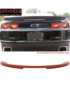 Fits 10-13 Chevy Camaro ZL1 Style Trunk Spoiler #WA502Q Inferno Orange Metallic