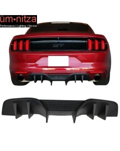 Fits 15-17 Ford Mustang R-Spec V2 Rear Diffuser Lower Valance for NON PREMIUM