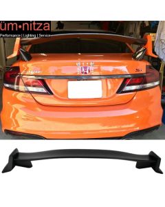 Fits 12-15 Honda Civic X 9th Gen Sedan Type R Rear Trunk Spoiler Unpainted ABS