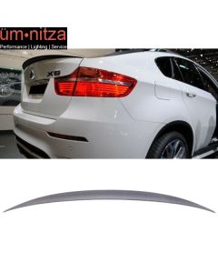 Fits 08-14 Fit BMW E71 X6 5Dr SUV Performance Style Carbon Fiber (CF) Trunk Spoiler