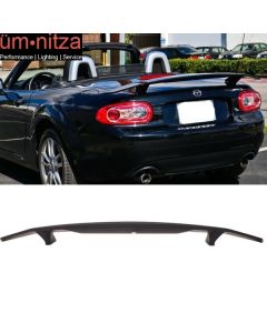 Fits 06-15 Mazda MX-5 Miata Rear Trunk Spoiler Wing Deck Lid Tail Matte Black