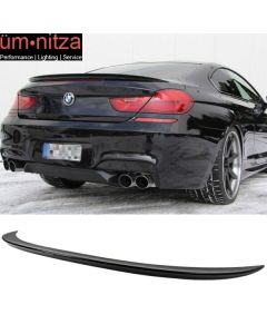 12-19 BMW 6 Series F13 2Dr M6 Trunk Spoiler Painted Black Sapphire Metallic #475