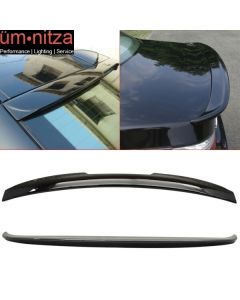 Fits 04-10 BMW E60 Sedan AC Trunk Spoiler & Roof Wing Paint #475 Black Sapphire