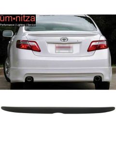 Fits 07-11 Toyota Camry OE Factory Style Matte Black Rear Trunk Lip Wing Spoiler