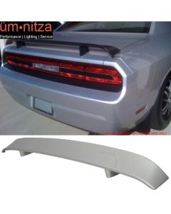 Fits 08-19 Challenger OE Style Trunk Spoiler Painted #PS2 Bright Silver Metallic