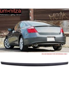 Fits 08-12 Honda Accord 2DR Coupe OE Style ABS Trunk Spoiler Painted #B92P Black