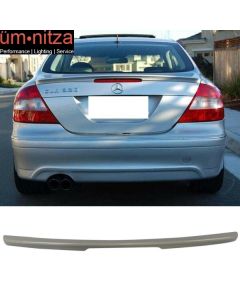 Fits 03-08 Mercedes-Benz W209 CLK-Class Coupe ABS Rear Trunk Deck Lid Spoiler