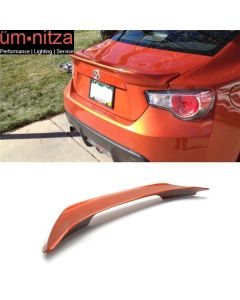 For 13-20 Scion FRS Subaru BRZ Toyota GT86 TRD Rear Trunk Spoiler Painted Orange