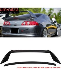 Fits 02-06 Acura RSX DC5 Type R + Aspec Style Trunk Spoiler Painted #B92P 4 PCS