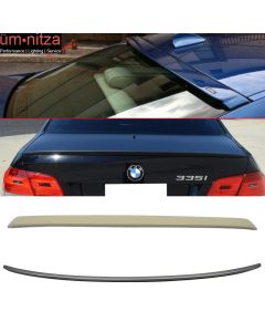 Fits 07-13 Fit BMW 3 Series E92 Coupe M3 Trunk Spoiler & AC Roof Wing Unpainted ABS