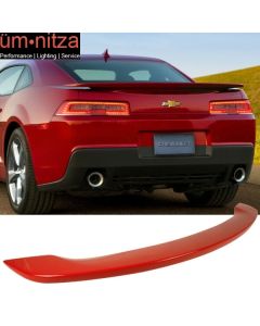 Fits 14-15 Chevrolet Camaro OE Style Trunk Spoiler ABS #WA130X Pull Me Over Red