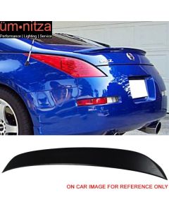 Fits 03-09 Nissan 350Z OE Style Rear Trunk Spoiler Wing Tail Lid Unpainted ABS