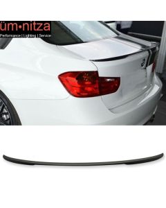 Fits 12-18 BMW F30 3 Series Performance Style Trunk Spoiler Wing Matte Black