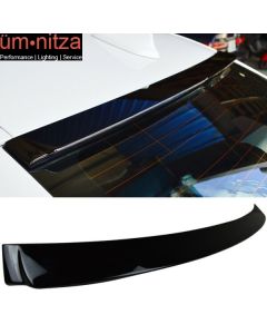 Fits 12-18 Fit BMW 3 Series F30 AC Roof Spoiler Wing Painted #668 Jet Black ABS