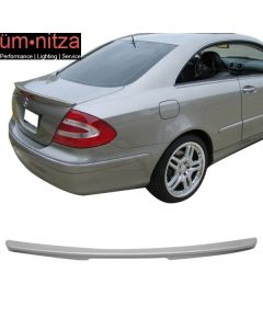 Fits 03-08 CLK W209 Coupe AMG Trunk Spoiler Painted Silver Metallic #744 775