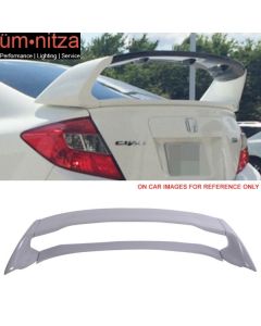 For 12-15 Honda Civic 4DR Sedan Mugen Style Rear Trunk Spoiler Wing NH788P White