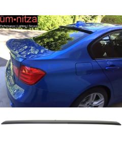 Fits 12-18 Fit BMW 3 Series F30 Sedan AC Style Unpainted Roof Spoiler Wing - ABS