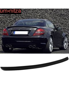 Fits 05-10 Benz SLK Class R171 Convertible AMG Unpainted ABS Trunk Spoiler