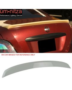 Fits 09-15 Maxima A35 4Dr ST Style Trunk Spoiler Painted #QX3 Satin White Pearl