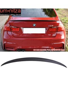 Fits 12-18 3-Series F30 Sedan Performance Trunk Spoiler Painted #668 Jet Black