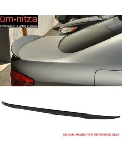 Fits 11-16 Fit BMW F10 High Kick Trunk Spoiler Painted #A90 Dark Graphite Metallic