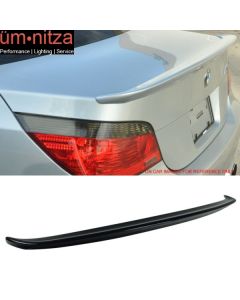 Fits 04-10 5 Series E60 Sedan AC Trunk Spoiler Paint #416 Carbon Black Metallic