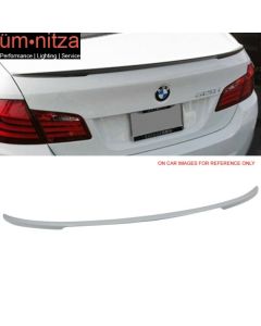 Fits 11-16 F10 Sedan Performance Trunk Spoiler Painted Alpine White III #300