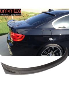 Fits 07-10 3-Series E92 Coupe M3 M-T M-Sport Carbon Fiber (CF) Trunk Spoiler