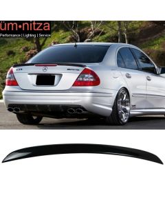 Fits 01-07 BENZ C-class W203 Sedan Trunk Spoiler Painted #040 Black