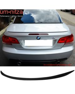 07-13 BMW 3-Series E93 Convertible M3 Style Trunk Spoiler Painted #668 Jet Black