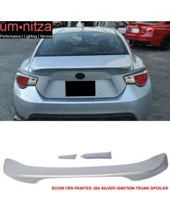 Fits 13-20 Scion FRS Subaru BRZ Toyota GT86 TRD Rear Trunk Spoiler #J8A Silver