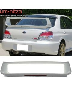 Fits 02-07 Subaru Impreza WRX STI Trunk Spoiler Painted #51E W/ LED Brake Light