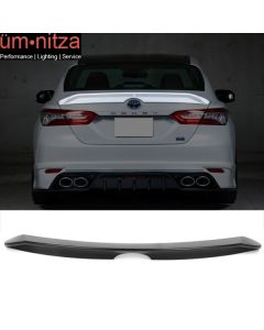 Fits 18-19 Toyota Camry PB Style Trunk Spoiler Matte Black Primer ABS