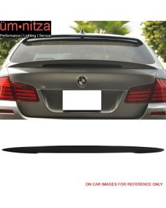 Fits 11-16 F10 High Kick Trunk Spoiler Painted #475 Black Sapphire Metallic