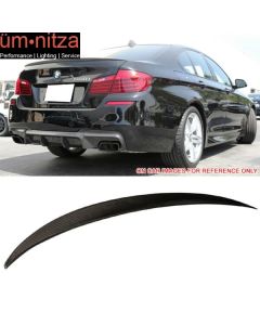 Fits 11-16 Fit BMW 5 Series F10 Sedan Performance Carbon Fiber (CF) Trunk Spoiler