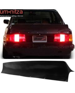 Fits 84-92 Fit BMW E30 RB Style Unpainted Black Trunk Spoiler Wing - PolyUrethane PU