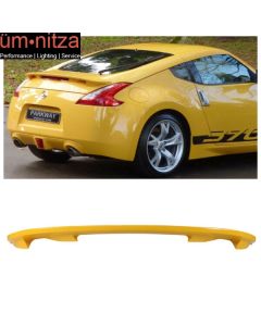 Fits 09-19 Nissan 370Z Z34 Fairlady OE Trunk Spoiler Wing Painted #EAC Yellow