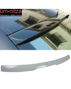 Fits 04-10 Fit BMW E60 5 Series AC Style Painted #300 Alpine White III Roof Spoiler