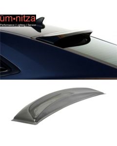 Fits 10-15 Chevrolet Camaro G Style Smoke Acrylic Rear Roof Window Spoiler Wing