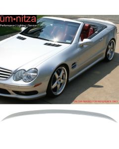 Fits 03-11 Benz R230 SL-Class AMG Style Rear Trunk Spoiler Painted #762 Silver