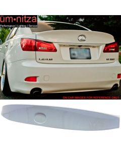 Fits 06-13 Lexus IS250 IS350 IS F WD Style Trunk Spoiler Glacier Frost Mica #074