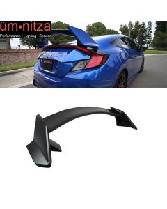 Fits 16-20 Honda Civic 10th Gen X Coupe 2-Door Type-R Trunk Spoiler Wing - ABS